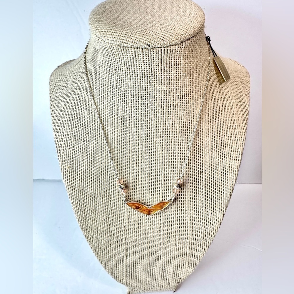 Art Deco Vintage Enamel Choker Necklace New Vintage DeadStock